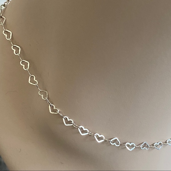 Love HEARTS Italy Sterling Silver Bracelet! NEW 925 - Picture 7 of 11